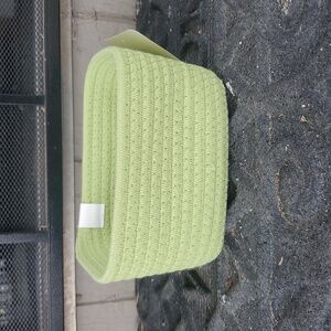 Brightroom Light Green Coiled Rope Basket Storage Organizer NWT